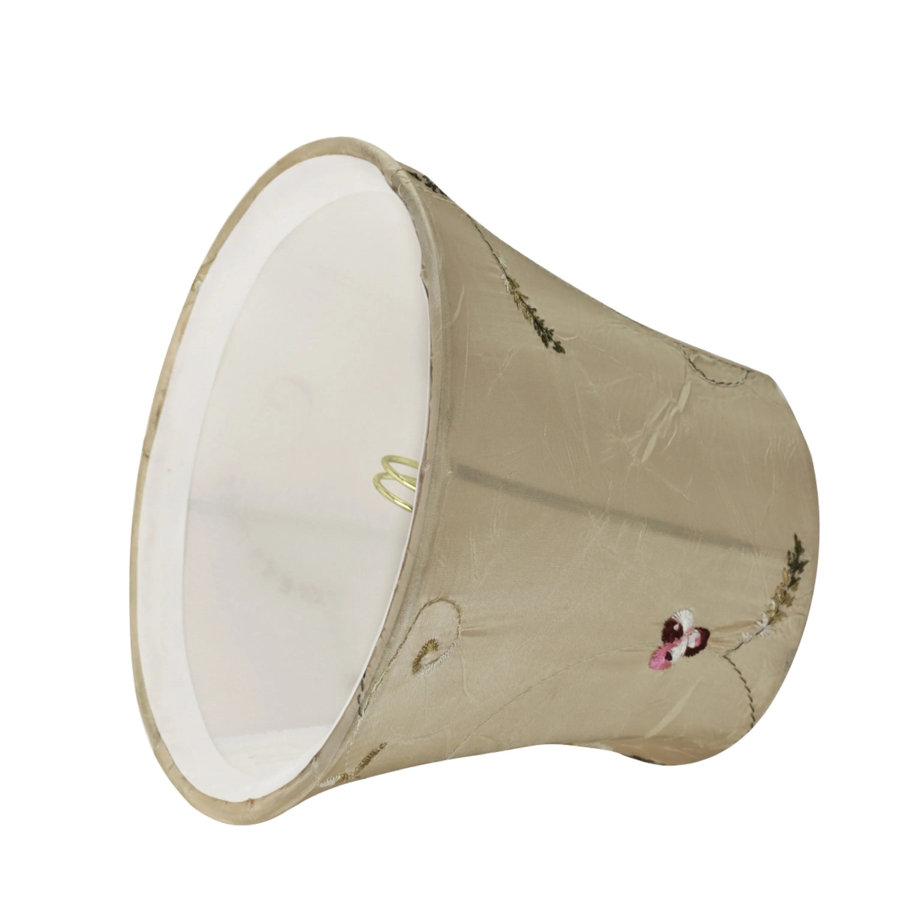 # 30393-X  Bell Shape ClipOn Lamp Shade, Gold,  4"x6"x5"