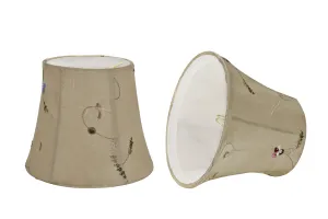 # 30393-X  Bell Shape ClipOn Lamp Shade, Gold,  4"x6"x5"