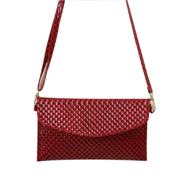 2016 Women Bag Fashion Women Fingerprint Leather Handbag Cross Body Shoulder Bag Women Messenger Bags bolsa feminina para mujer