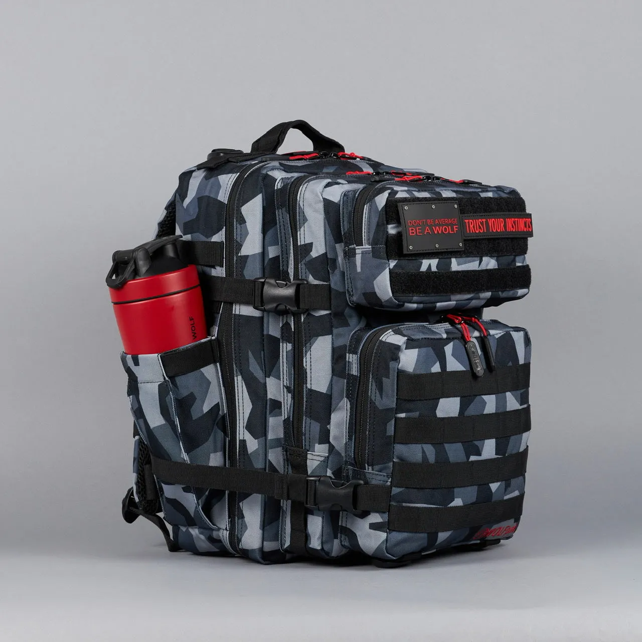 35L Backpack Splinter Camo Red