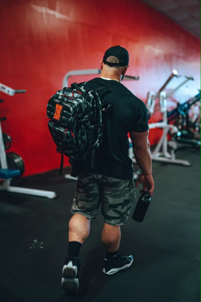 35L Backpack Splinter Camo Red