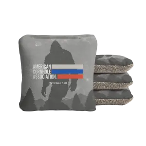 ACA Retro Stripes Sasquatch Scene Synergy Soft Cornhole Bags