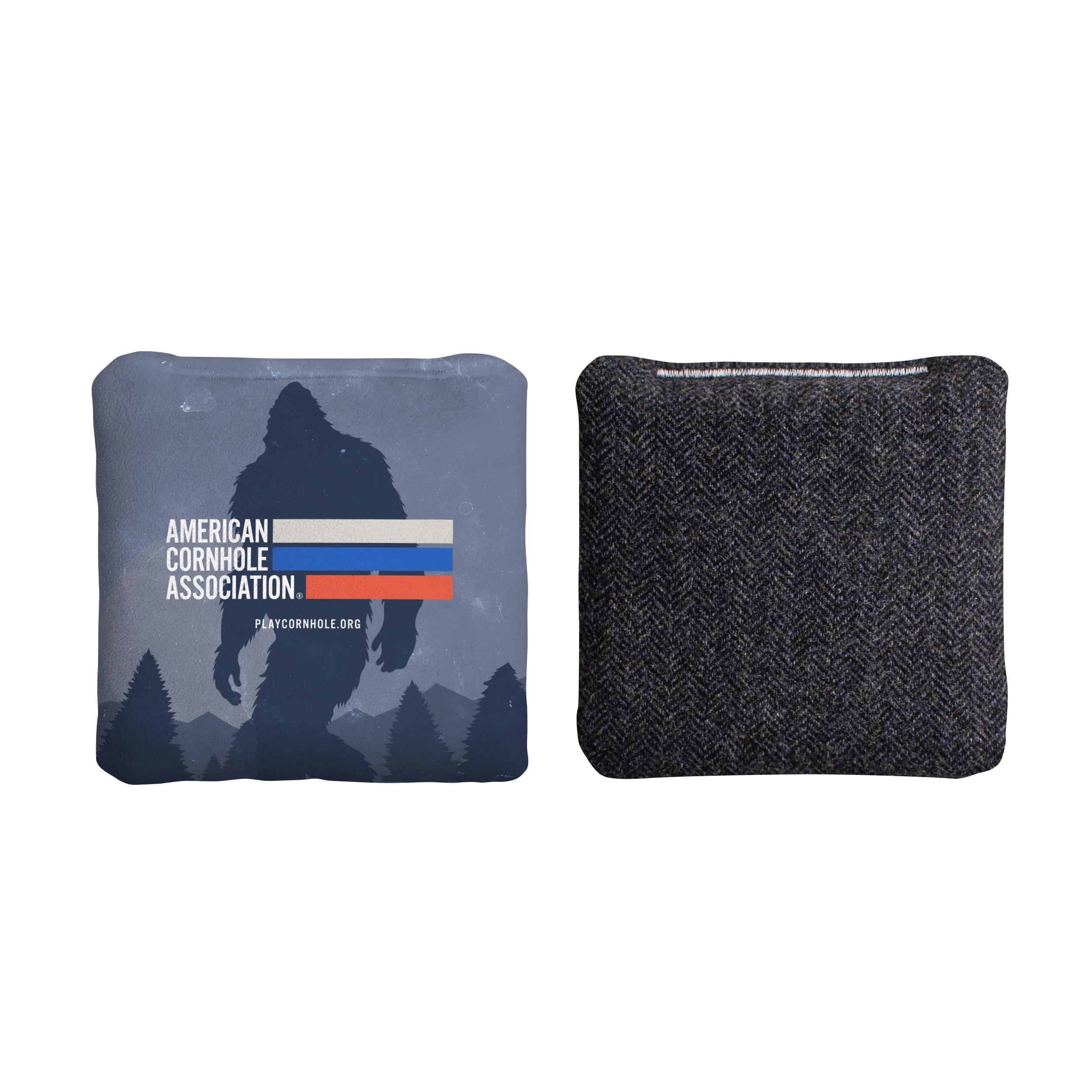 ACA Retro Stripes Sasquatch Scene Synergy Soft Cornhole Bags