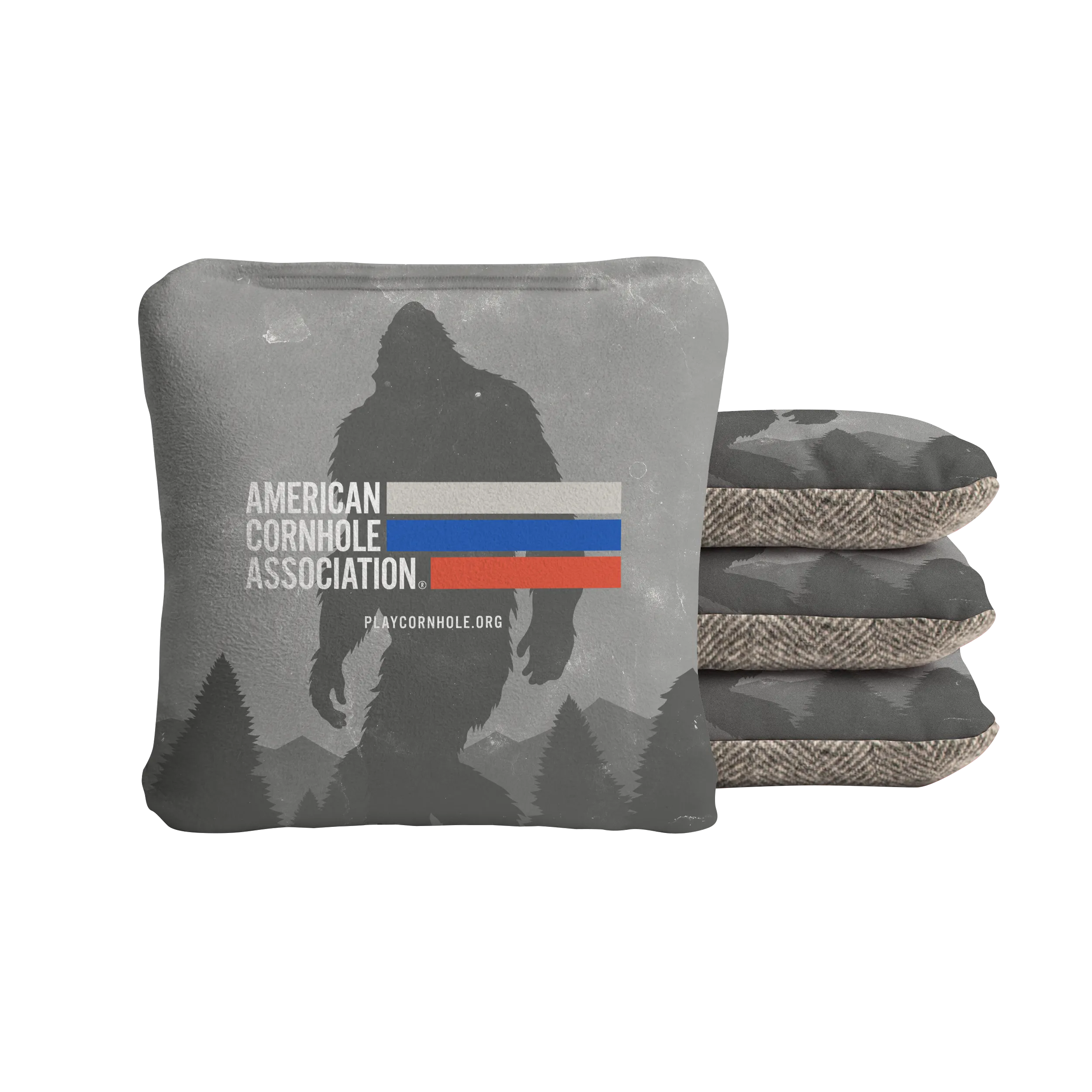 ACA Retro Stripes Sasquatch Scene Synergy Soft Cornhole Bags