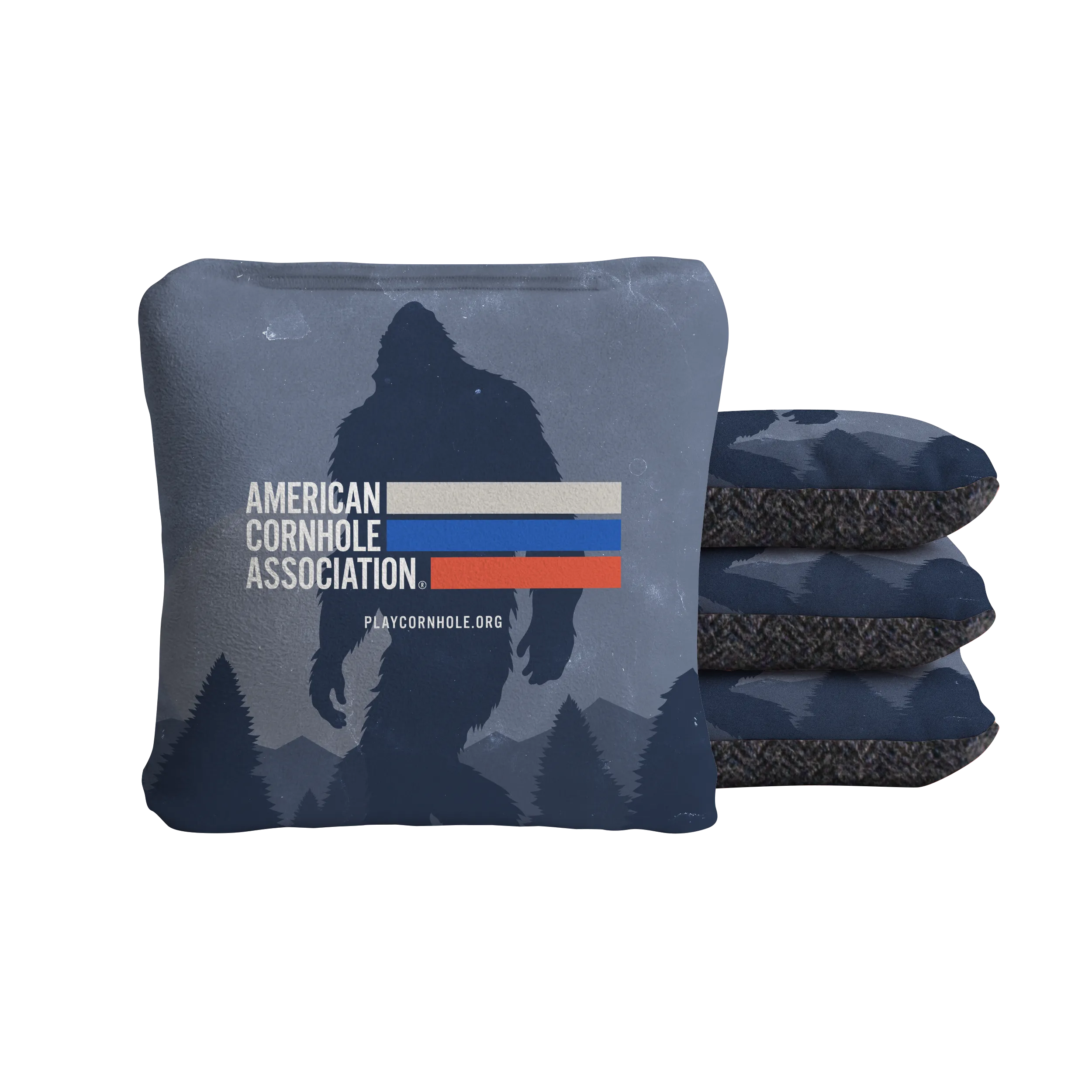 ACA Retro Stripes Sasquatch Scene Synergy Soft Cornhole Bags