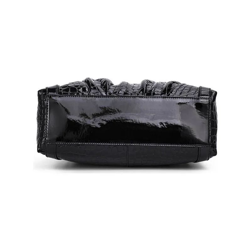 AlliLuxe Exotic Leather Shoulderbag