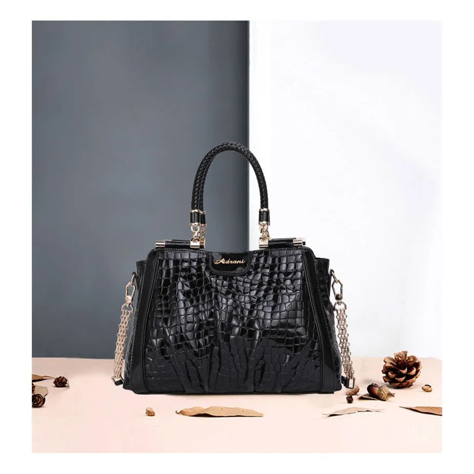 AlliLuxe Exotic Leather Shoulderbag
