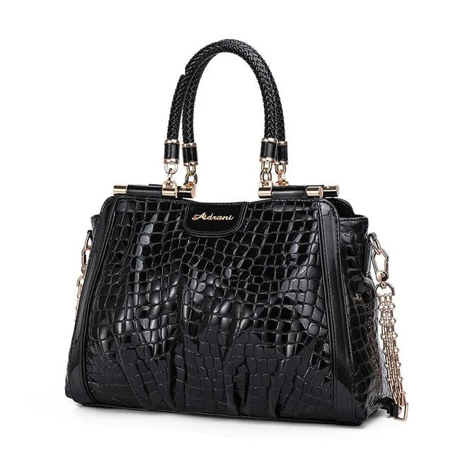 AlliLuxe Exotic Leather Shoulderbag
