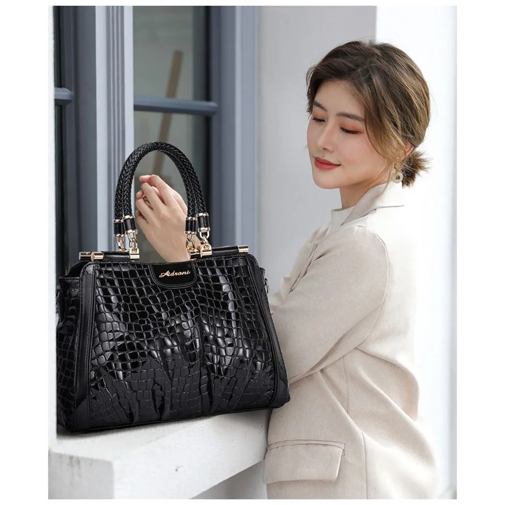 AlliLuxe Exotic Leather Shoulderbag