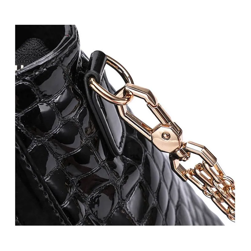 AlliLuxe Exotic Leather Shoulderbag