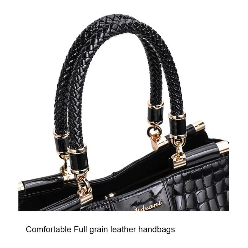 AlliLuxe Exotic Leather Shoulderbag