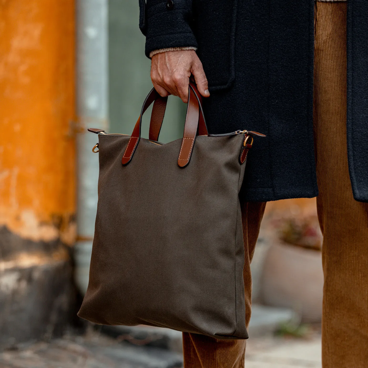 Army Cuoio M/S Canvas Shopper Tote