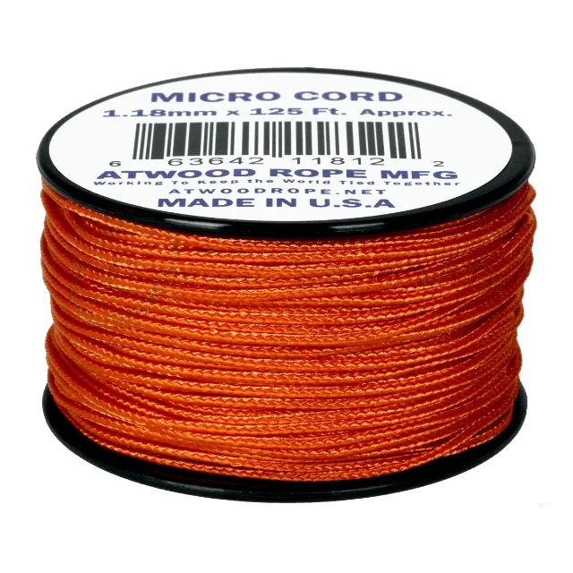 Atwood Micro Cord 1.18mm - Burnt Orange