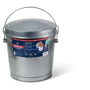 Behrens Galvanized Steel Locking Lid Can