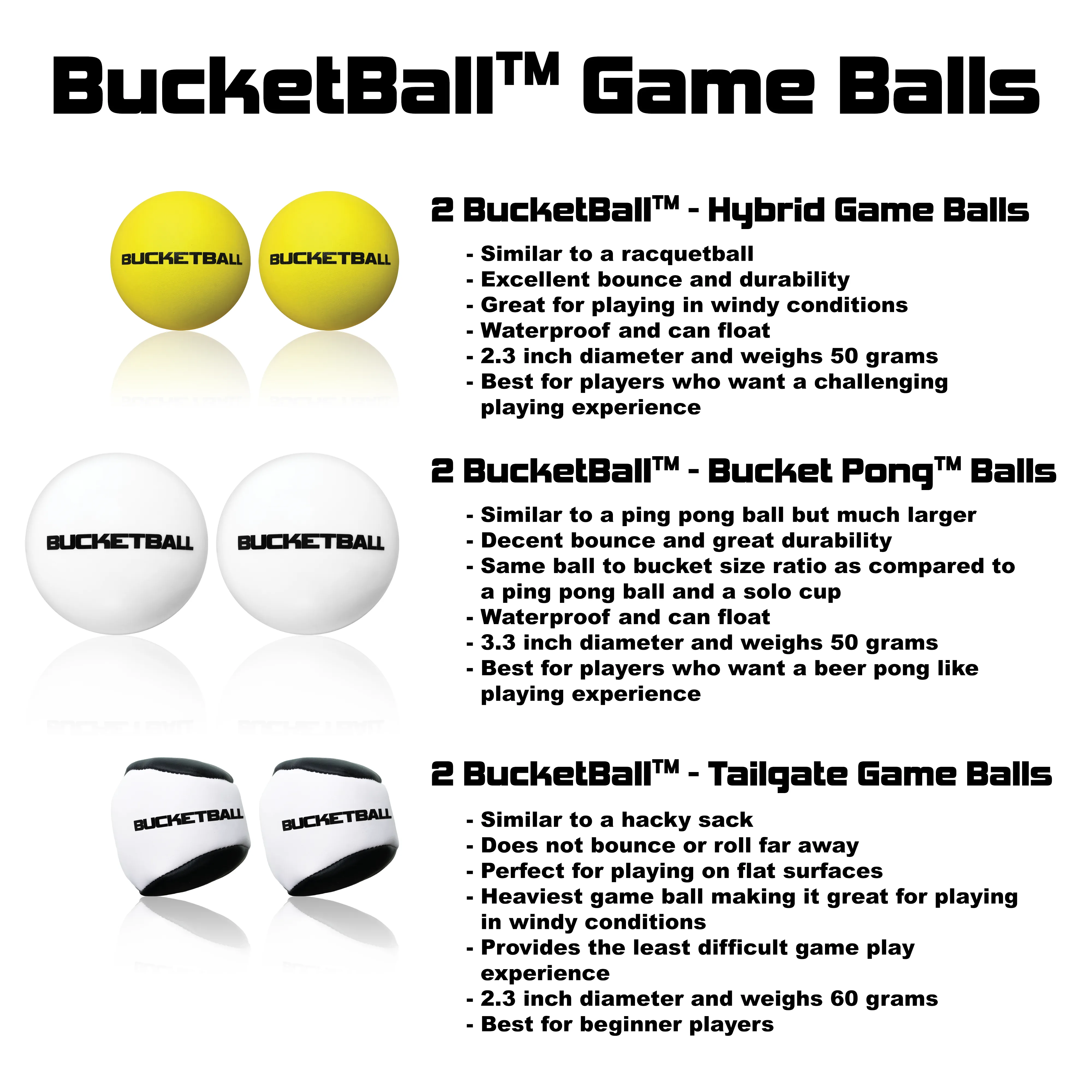 BucketBall - Team Color Edition - Party Pack (Light Blue/Light Blue)