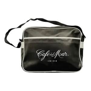 Café del Mar Ibiza White Logo Retro Messenger Bag