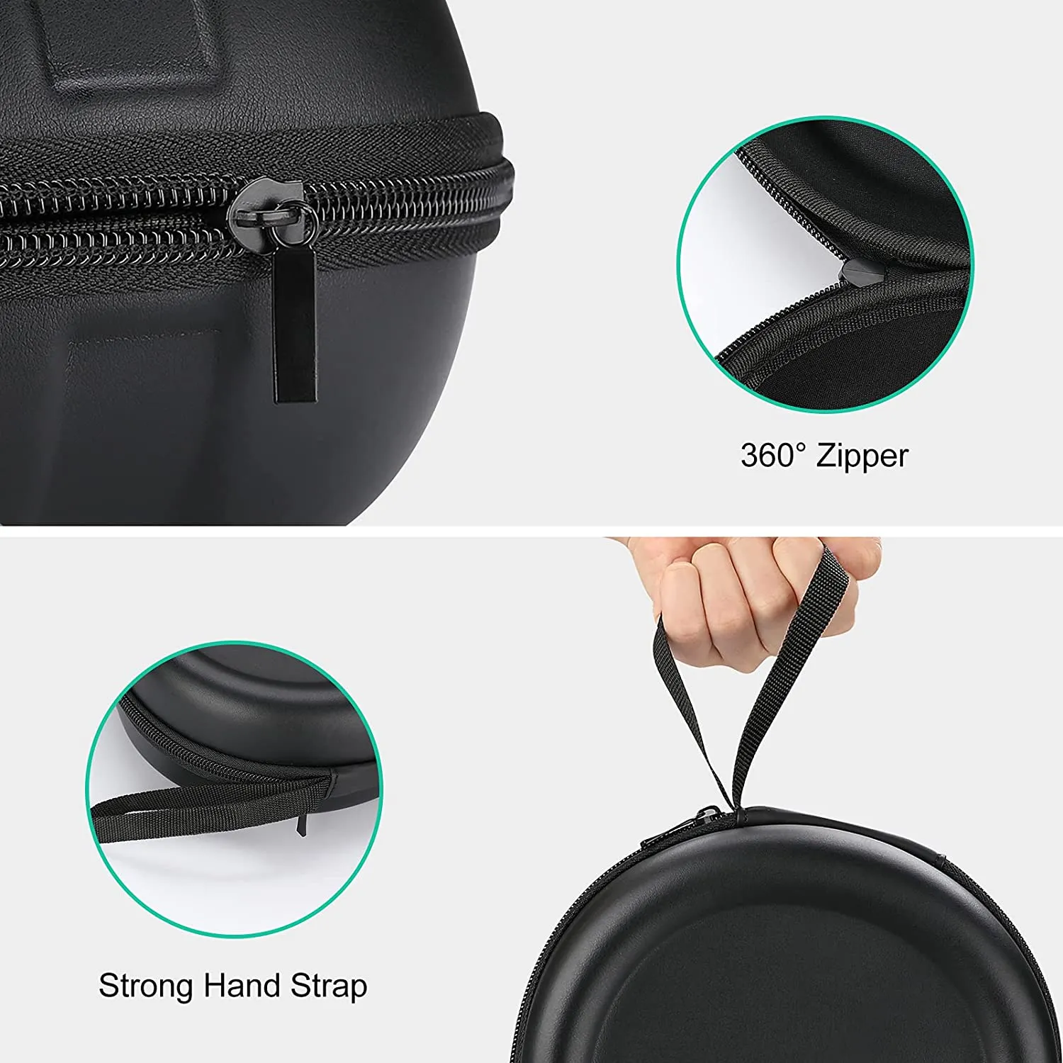 (CASE ONLY) Hard Shell Headphone Case for Over Ear Headphones | ProCase