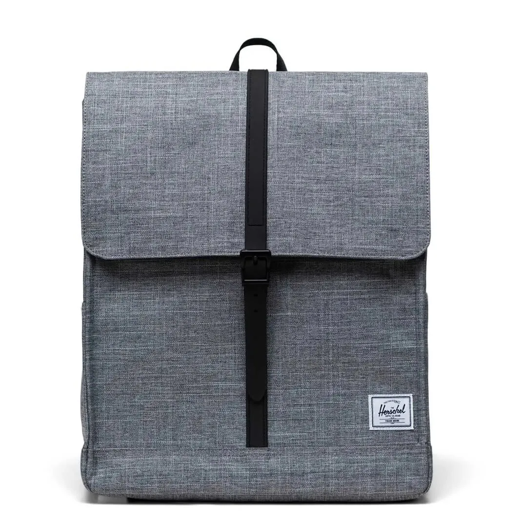 City Backpack - Raven Crosshatch by Herschel