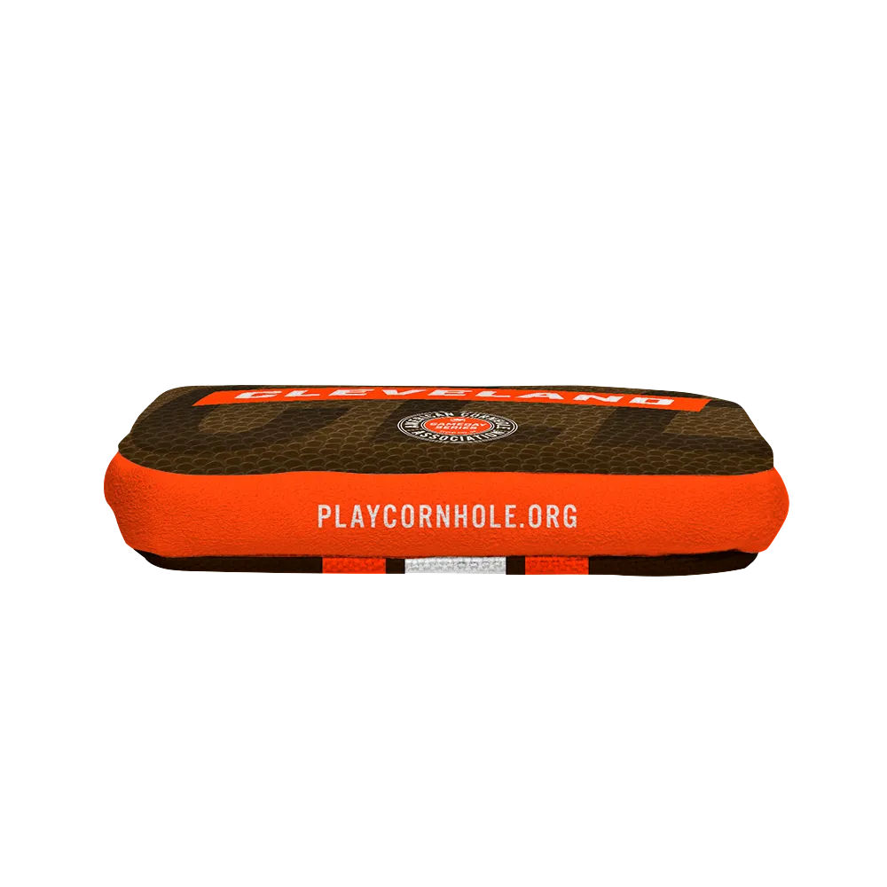 Cleveland Football Gameday Stripes Synergy Edge Cornhole Bags