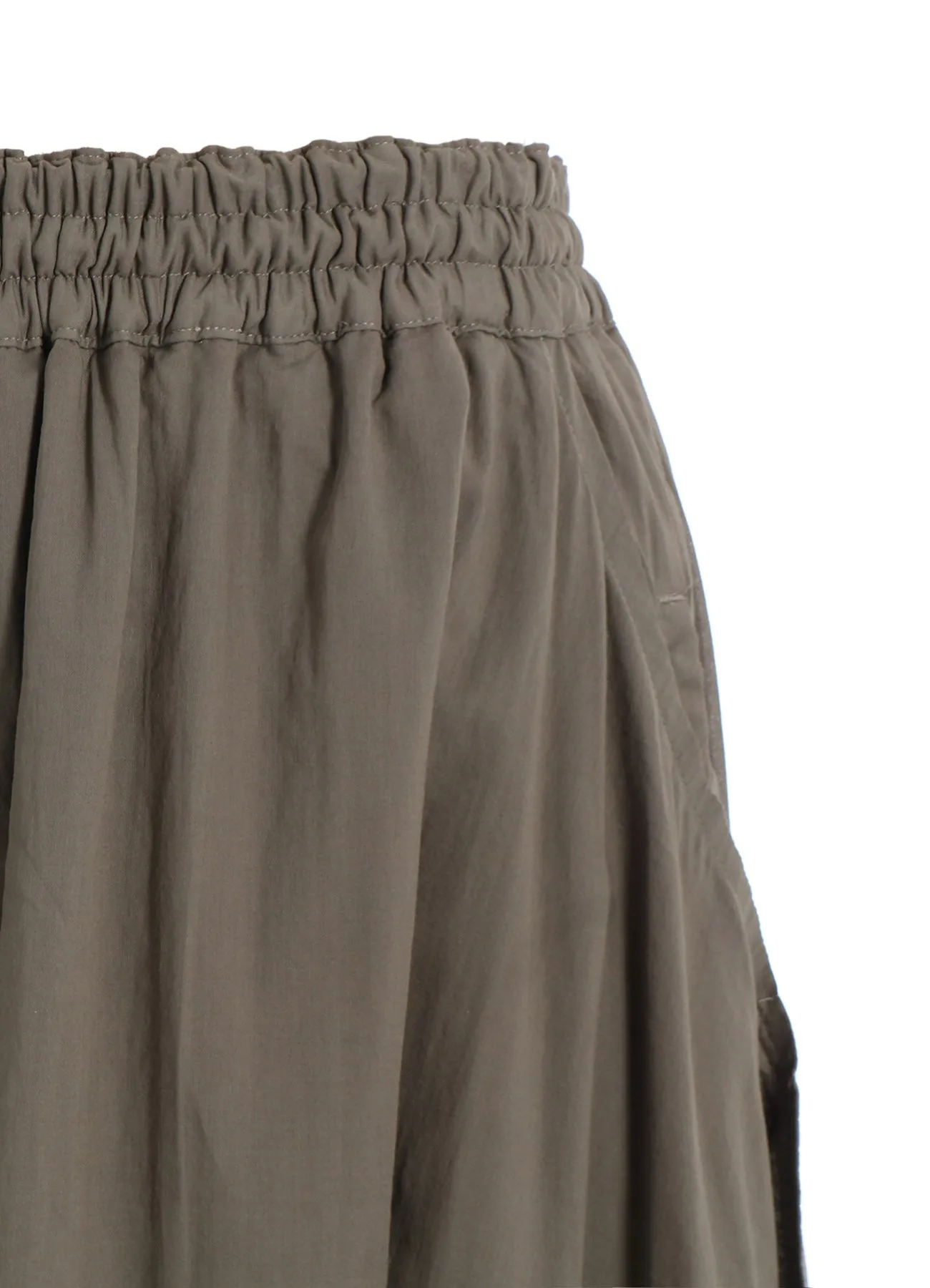 COTTON LAWN GARMENT DYE ELASTIC PANTS