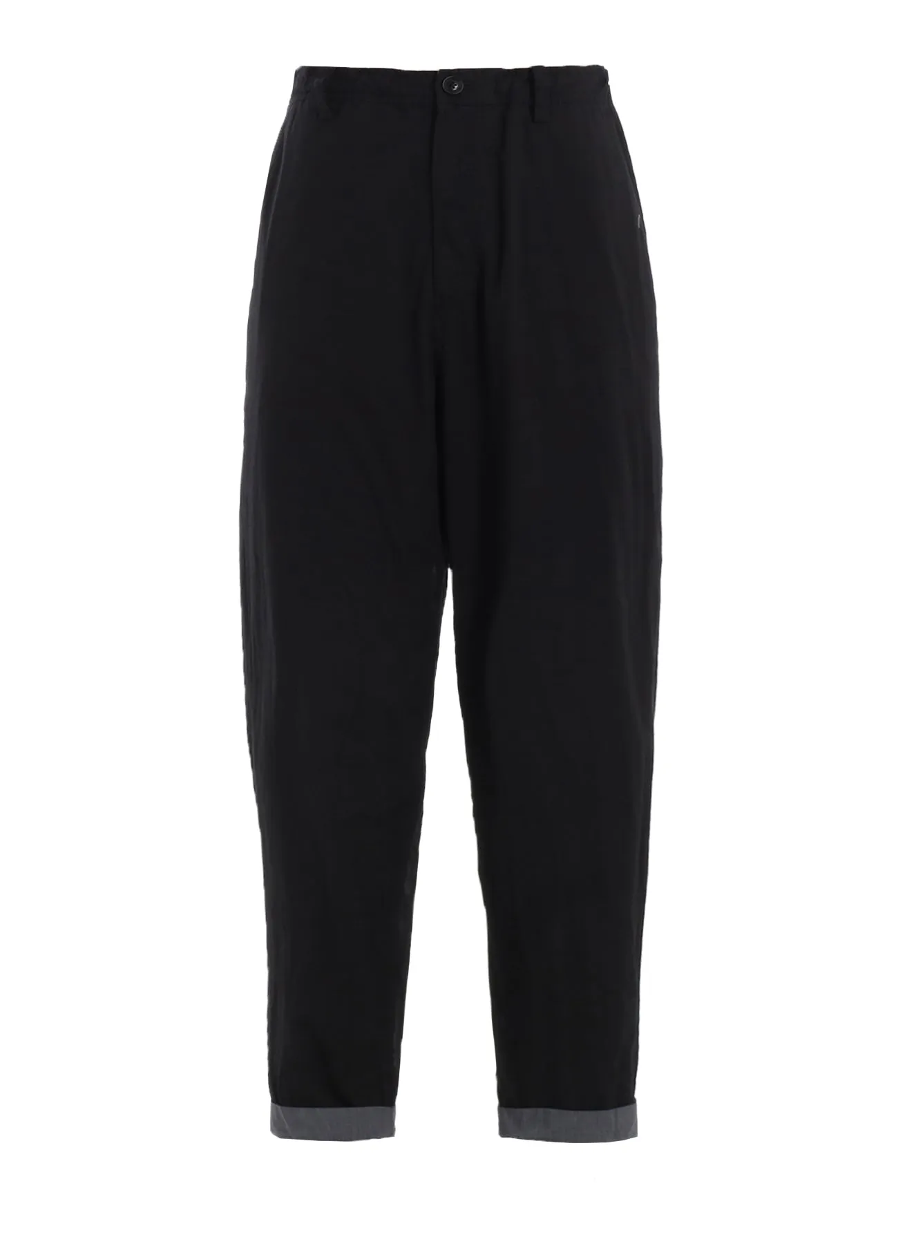 COTTON LAWN GARMENT DYE SLIM PANTS