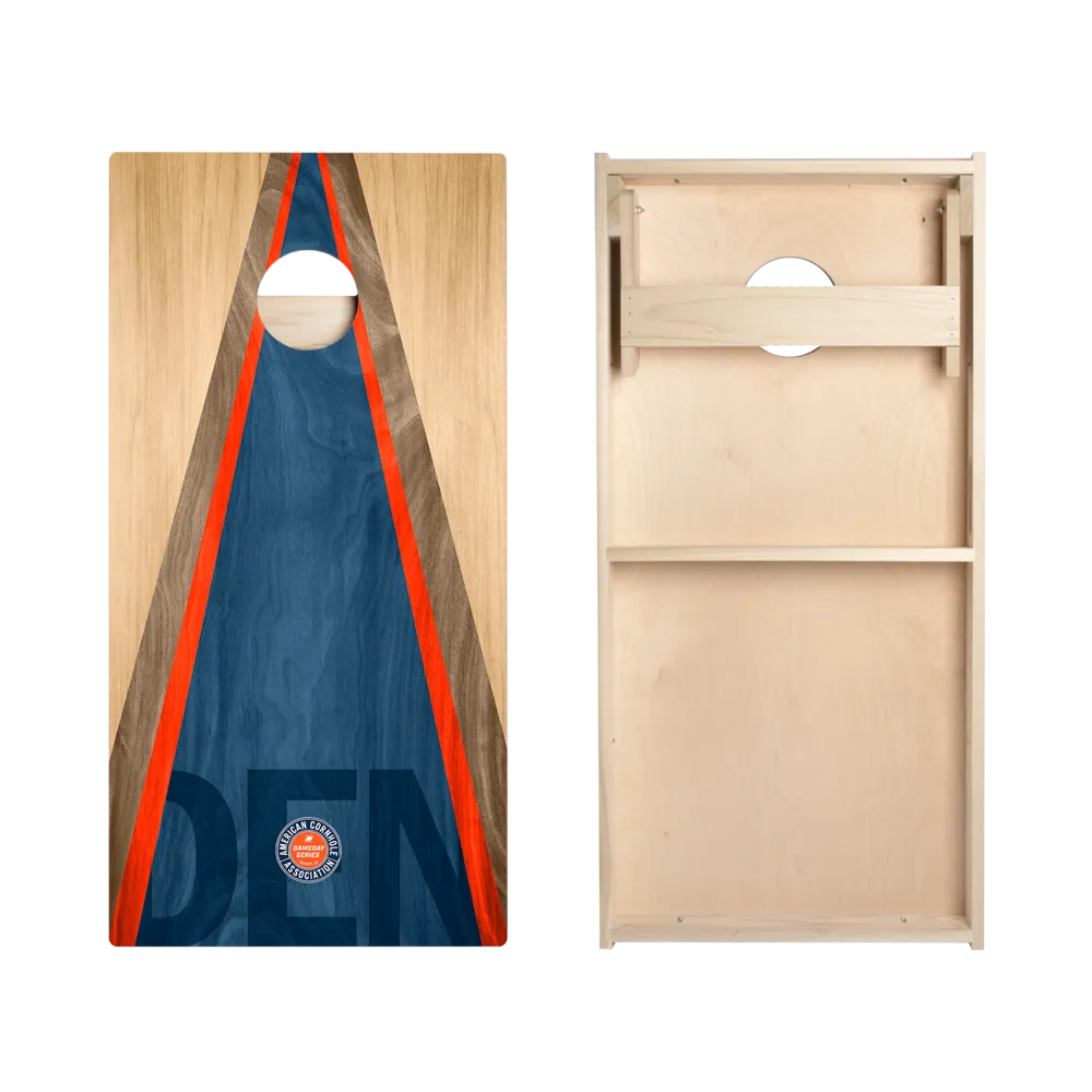 Denver Football Gameday Classic Triangle Star Cornhole Boards