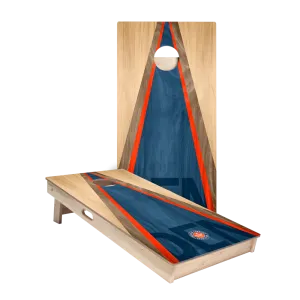 Denver Football Gameday Classic Triangle Star Cornhole Boards