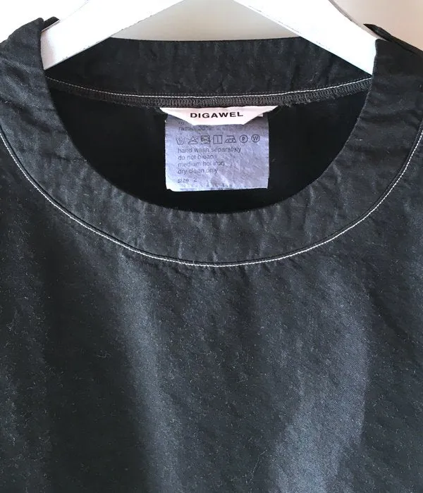 DIGAWEL/GARMENT DYE P/O (BLACK)