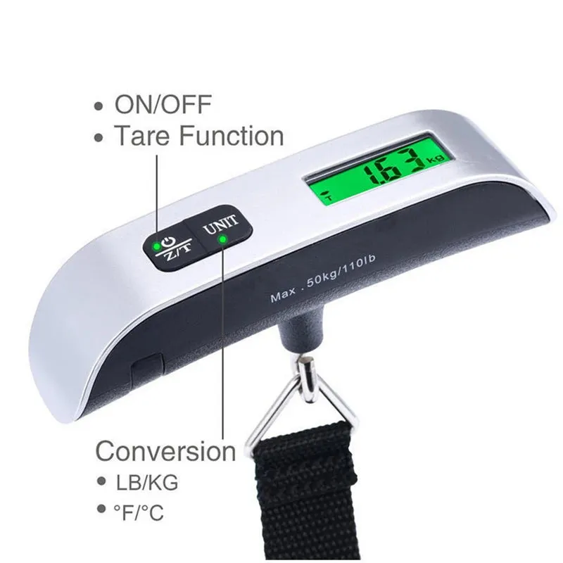 Digital Luggage Scale with Backlit Display