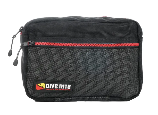 Dive Rite Bellows Horizontal Zip Pocket with Daisy Chain Accessory Pocket