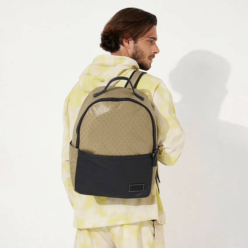 Elevated Textured Backpack - Khaki