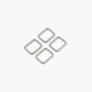 Four 1" Rectangle Rings