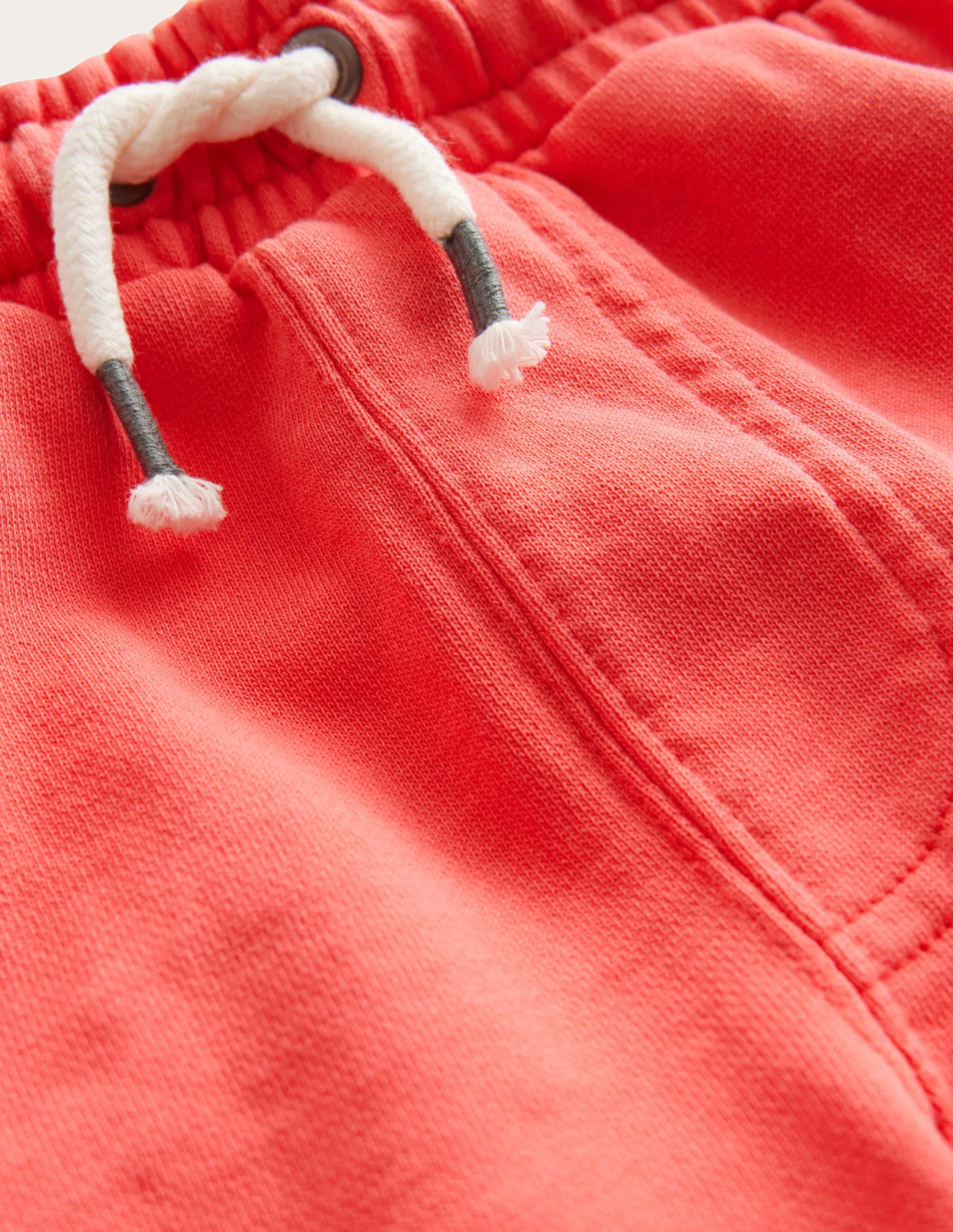 Garment Dye Shorts-Washed Jam Red
