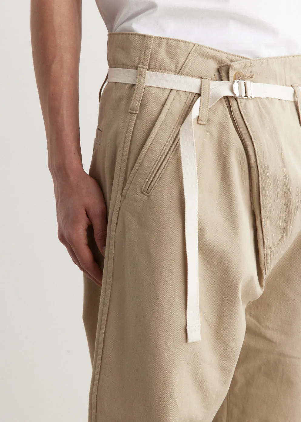Garment Washed Cotton Chino