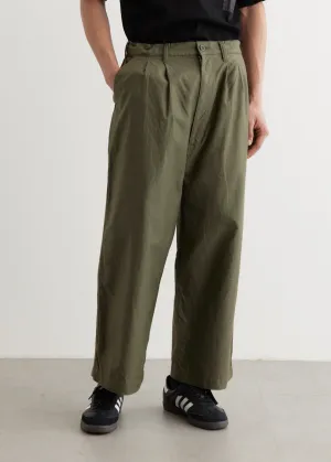 Garment Washed Cotton Trousers