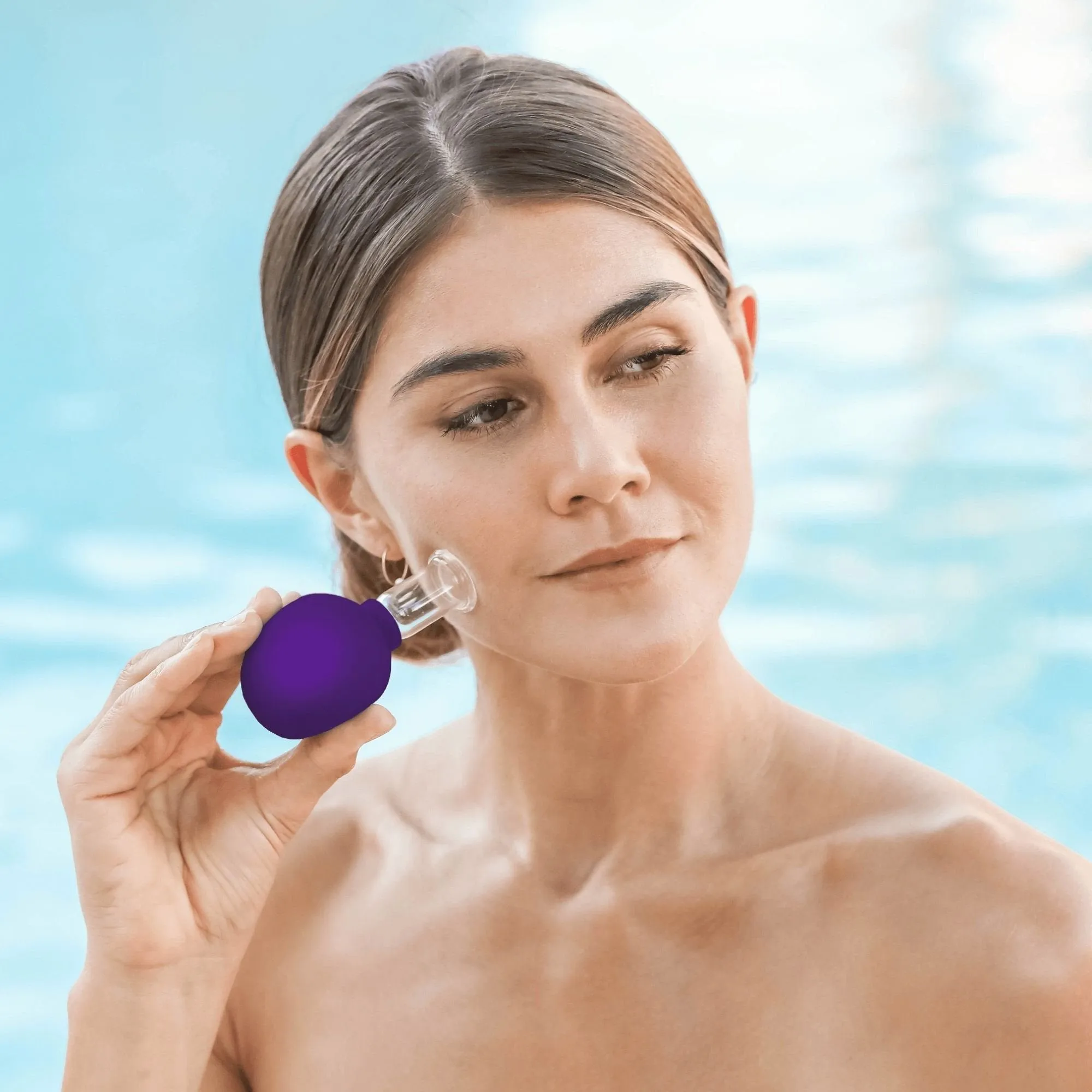 GLAM Chic Professional Face Cupping Set - Purple