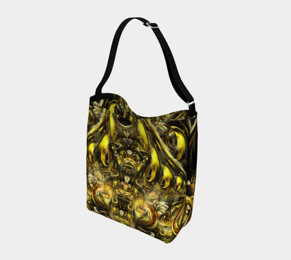 GOLDEN ALIEN TOTE BAG