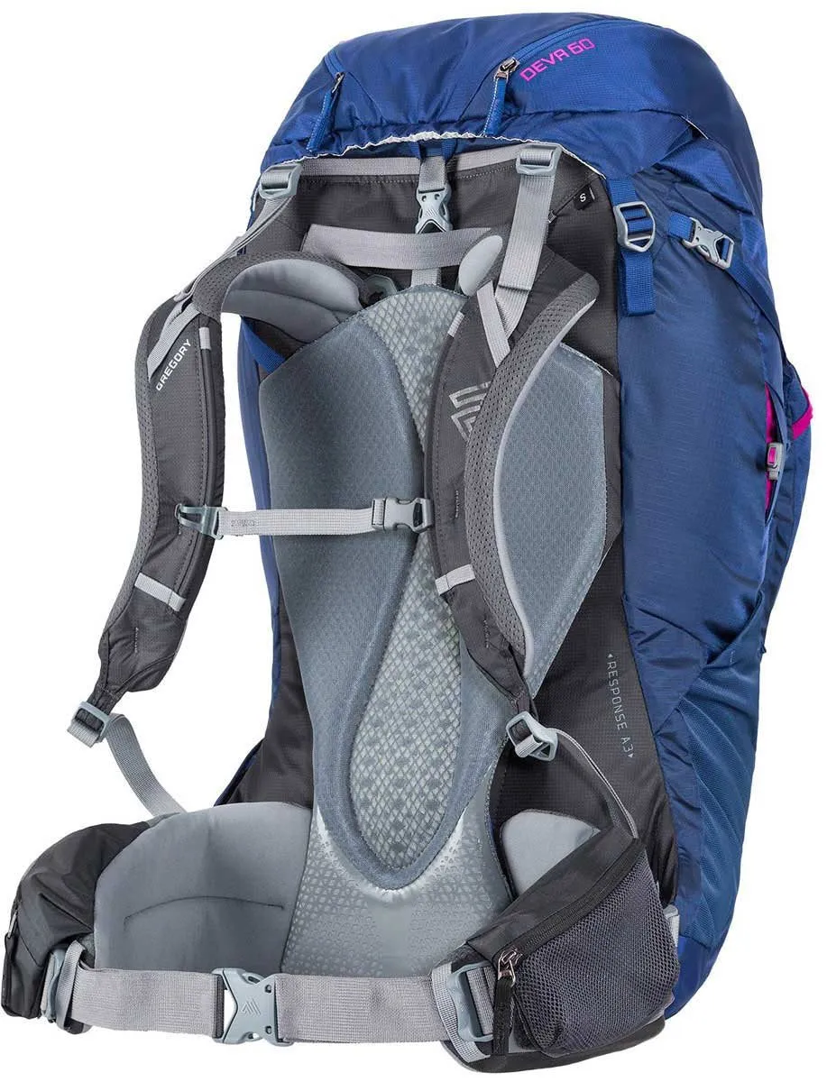 Gregory Mountain Products Deva 60 Liter Women's Backpack, Egyptian Blue, Small