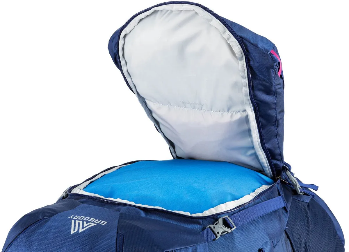 Gregory Mountain Products Deva 60 Liter Women's Backpack, Egyptian Blue, Small
