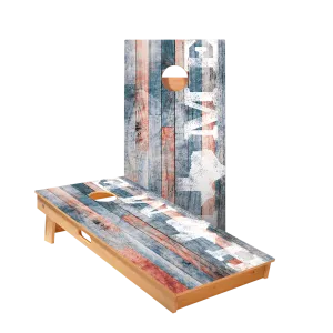 Home State Painted Wood Texas Star Cornhole Boards