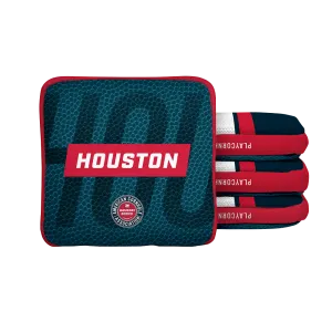Houston Football Gameday Stripes Synergy Edge Cornhole Bags