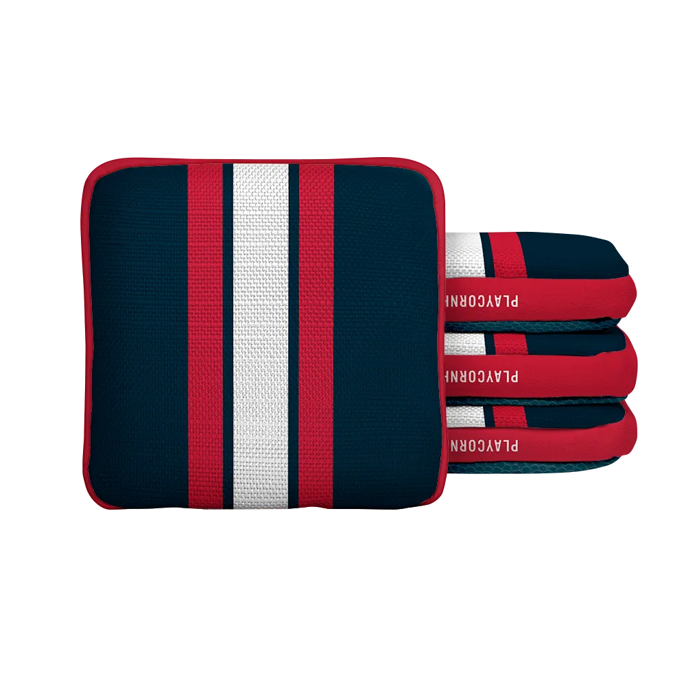 Houston Football Gameday Stripes Synergy Edge Cornhole Bags