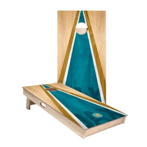 Jacksonville Football Gameday Classic Triangle Star Cornhole Boards