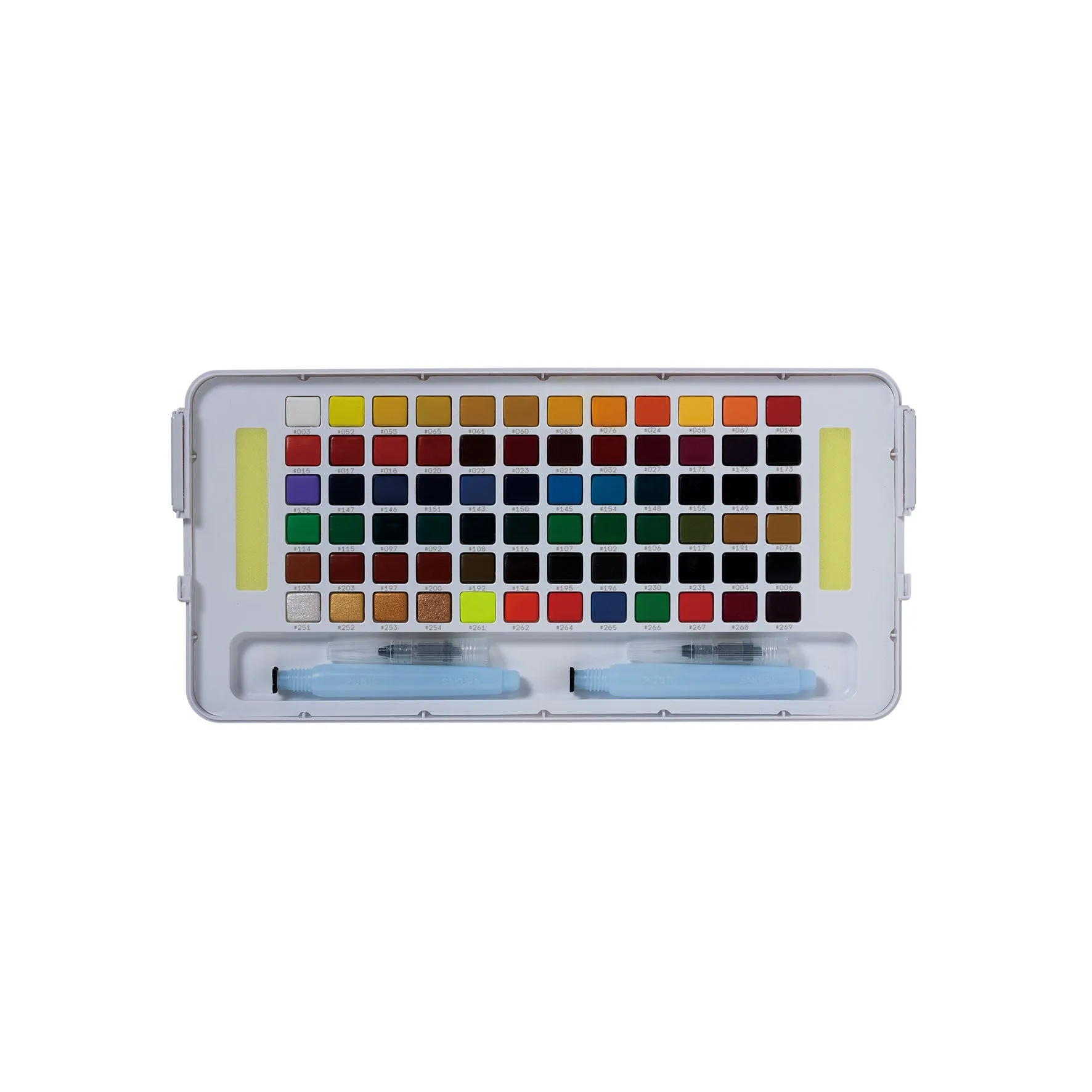 Koi Watercolour Pocket Box - 72 Colours   Water Brush*