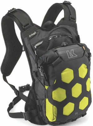 Kriega Trail 9 motorcycle backpack, yellow