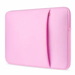Laptop Sleeve: Stylish Slim Design with Shock Absorption & Accessory Storage