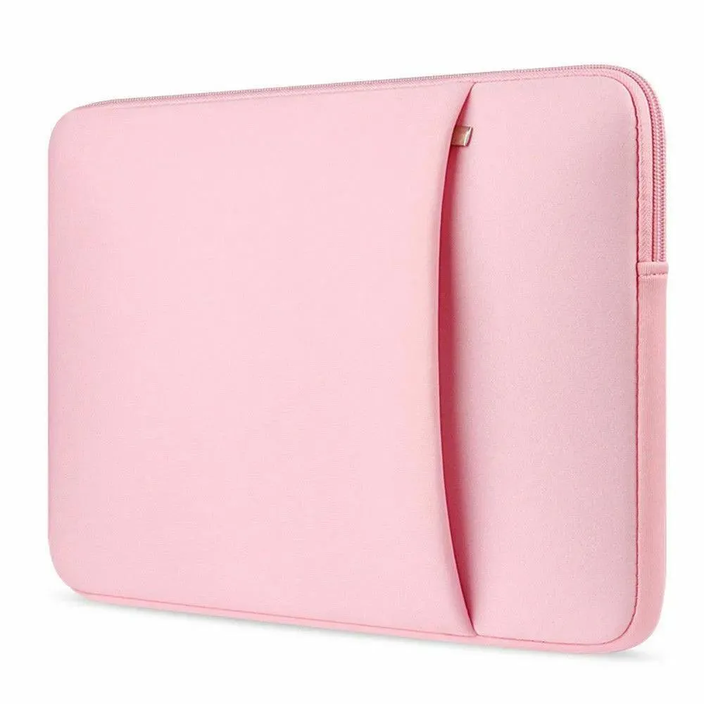 Laptop Sleeve: Stylish Slim Design with Shock Absorption & Accessory Storage