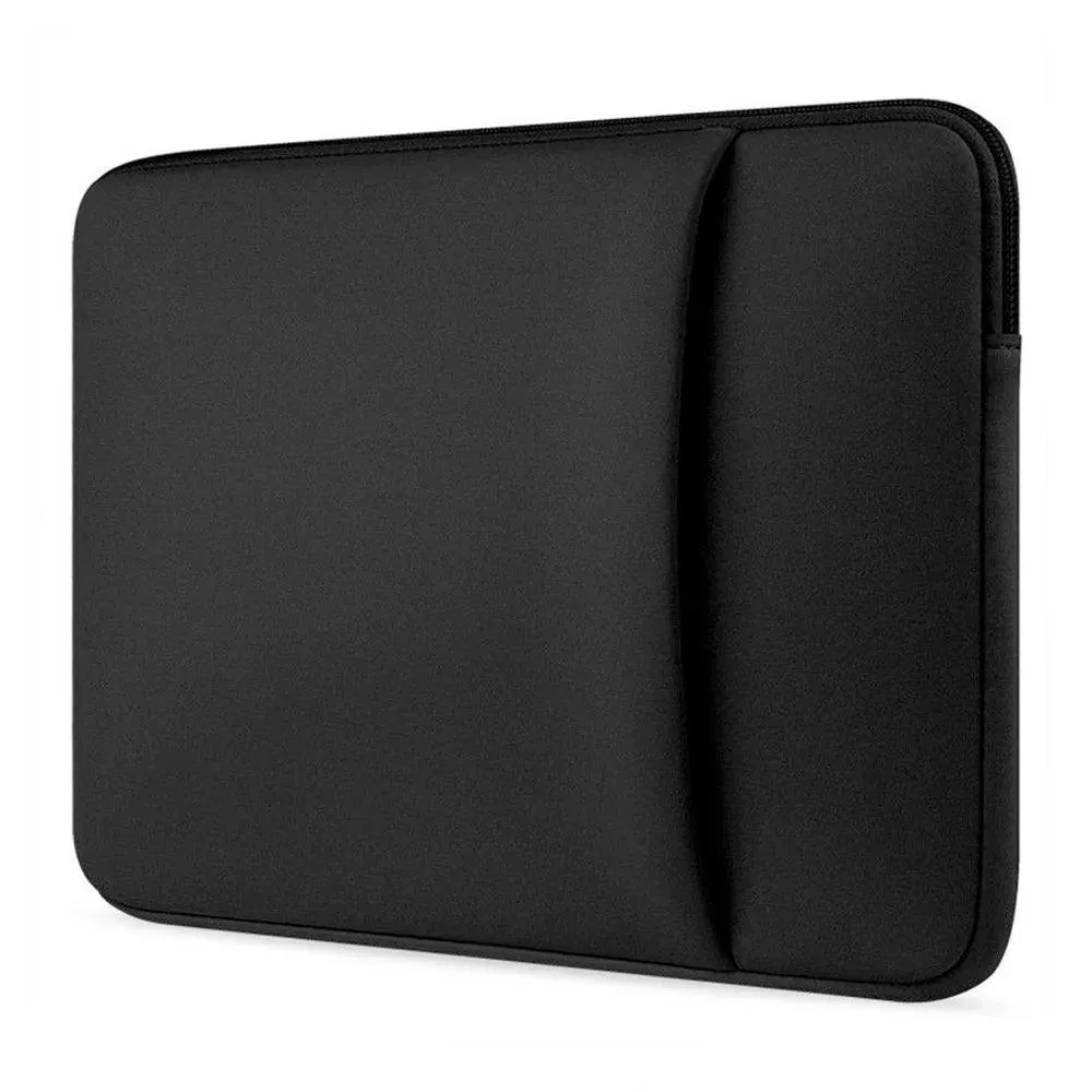 Laptop Sleeve: Stylish Slim Design with Shock Absorption & Accessory Storage