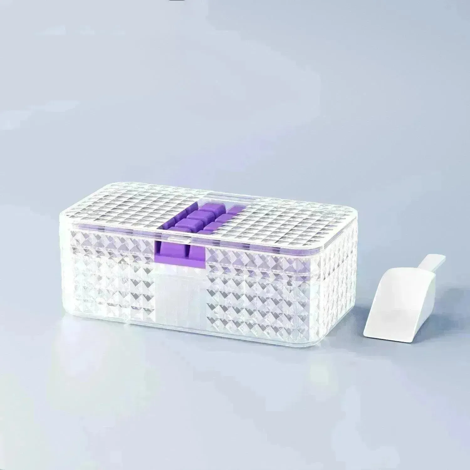 Large New Silicone Square Ice Mold Ice Cube Trays Lid Mold Storage Box Creative Tool Ice Cube Maker Cool Drinks Kitchen Bar