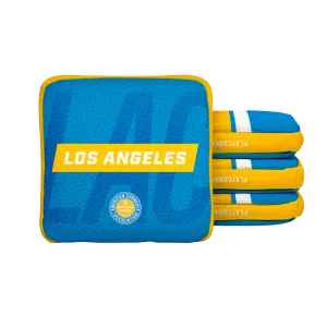 Los Angeles LAC Football Gameday Stripes Synergy Edge Cornhole Bags
